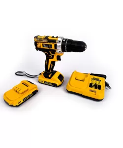 Masina de gaurit si insurubat ( bormasina ), GSA Poland, 24V cu 2 acumulatori 2Ah si incarcator + 30 accesorii, mandrina 13mm, valiza transport plastic