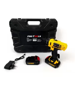 Masina de gaurit si insurubat (Bormasina) cu impact ProTools 36V, 8Ah, 119 Piese, 2 Acumulatori Masina de gaurit si insurubat (Bormasina) cu impact ProTools 36V, 8Ah, 119 Piese, 2 Acumulatori