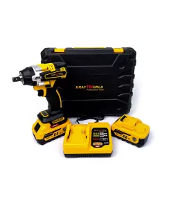 Trusa Bormasina de impact si insurubat KraftWorld 2 acumulatori,36V,8Ah,38 accesorii, Galben Trusa Bormasina de impact si insurubat KraftWorld 2 acumulatori,36V,8Ah,38 accesorii, Galben