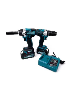 Trusa KraftWorld Completa, Bormasina cu Impact, Bormasina de Gaurit si Insurubat, Polizor Unghiular, Ciocan Rotopercutor, 3 Acumulatori, 38V, 10Ah Trusa KraftWorld Completa, Bormasina cu Impact, Bormasina de Gaurit si Insurubat, Polizor Unghiular, Ciocan Rotopercutor, 3 Acumulatori, 38V, 10Ah