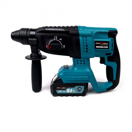 Trusa KraftWorld Completa, Bormasina cu Impact, Bormasina de Gaurit si Insurubat, Polizor Unghiular, Ciocan Rotopercutor, 3 Acumulatori, 38V, 10Ah Trusa KraftWorld Completa, Bormasina cu Impact, Bormasina de Gaurit si Insurubat, Polizor Unghiular, Ciocan Rotopercutor, 3 Acumulatori, 38V, 10Ah