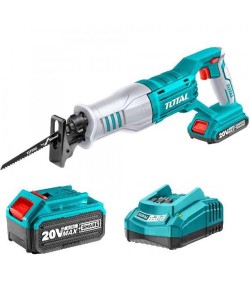 Fierastrau sabie cu acumulator Total TRSLI1151, 20V, 2800RPM, 2 lame incluse (fara acumulator/incarcator)
