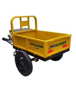 ProGARDEN T-300C remorca 300kg pentru motocultor, 1 osie, prindere bolt