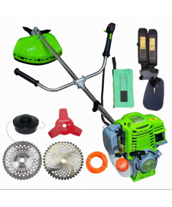 Motocoasa benzina Ural 4 timpi T5600 , 8.5 CP, 58cc , 12000rpm, 6 accesorii incluse , carcasa verde