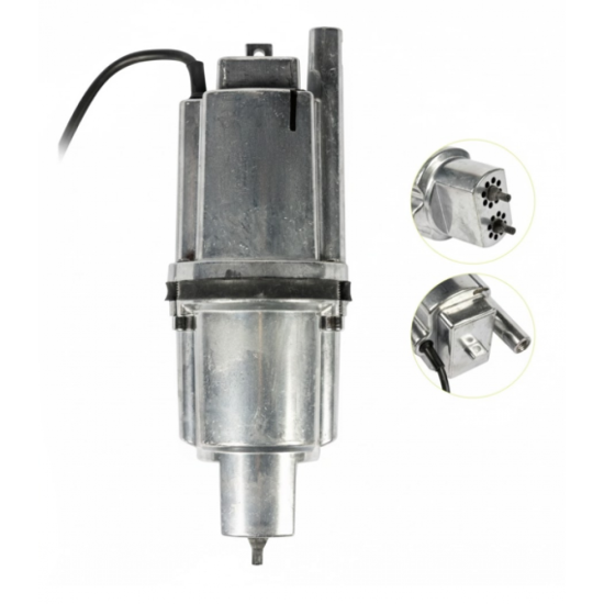 Pompa apa submersibila pe vibratie VMP60-3, absorbtie inversa, 2 sorburi, 1000W, debit 35L/min, 2860RPM, inaltime refulare 80m, cablu 10m Craft-tec AQUA MX2445
