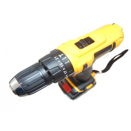 Masina de gaurit si insurubat (Bormasina) cu percutie 110 peise 24V cu 2 acumulatori si incarcator