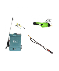 Set Pompa stropit 12L cu acumulator PANDORA + Atomizor si Lance extensibila 2.8m