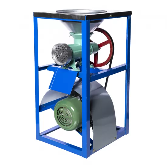 Masina Tocat Carne Nr.32, 2.2KW , Electrica cu Palnie Mare si Masuta si Cadru Fier