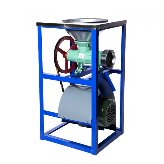 Masina Tocat Carne Nr.32, 2.2KW , Electrica cu Palnie Mare si Masuta si Cadru Fier