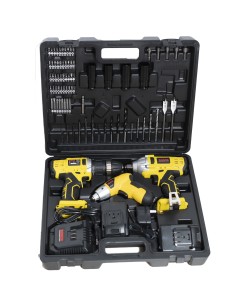 Trusa Profesionala Boxer Bormasina de impact, Bormasina de gaurit si insurubat,Surubelnita electrica,2 acumulatori 24V +Accesorii