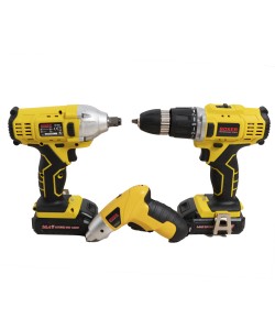 Trusa Profesionala Boxer Bormasina de impact, Bormasina de gaurit si insurubat,Surubelnita electrica,2 acumulatori 24V +Accesorii