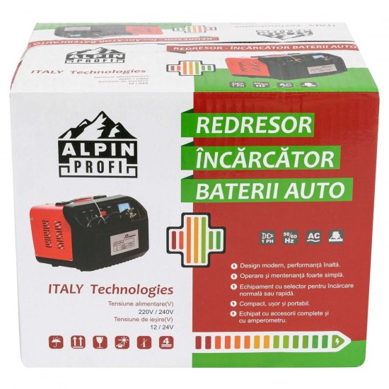 Redresor auto Alpin Profi Italy Technologles CB - 30T, 12-24V, 30-200Ah