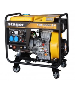 Stager YDE8500EW Generator sudare diesel monofazat, 3kVA curent sudare 200A, pornire la cheie
