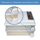 Incubator oua MS-120, 120 oua gaina automat, cu 2 nivele, 80W, ovoscop incorporat