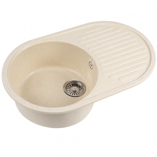 Chiuveta compozit oval bej picurator 720x455mm