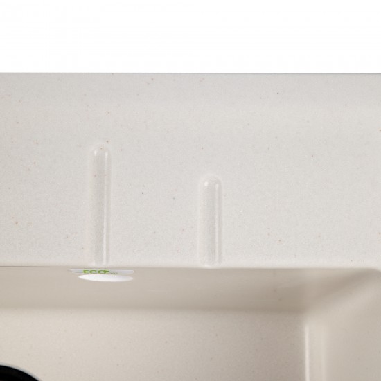 Chiuveta compozit patrat alb 550x490mm