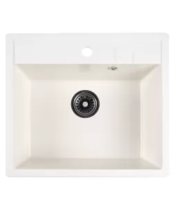  Chiuveta compozit patrat alb 550x490mm