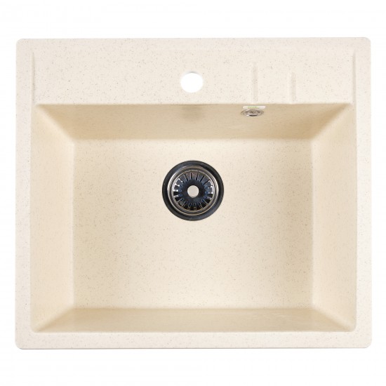 Chiuveta compozit patrat bej 550x490mm Chiuveta compozit patrat bej 550x490mm