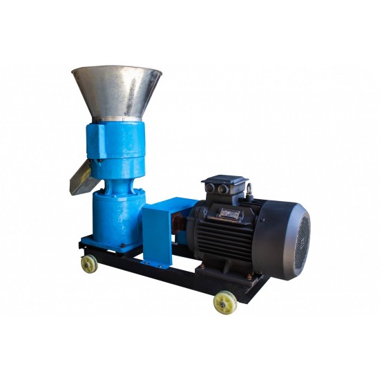 Granulator furaje Euro-Tehno KL-250, motor 11KW, 1500RPM, 400 KG/h, cu 3 matrite, motor inclus