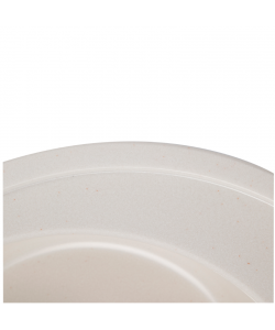 Chiuveta rotunda de bucatarie, material compozit, alba, 500mm
