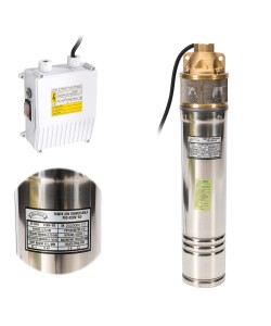 Pompa submersibila Micul Fermier 4SKM-100, 0.75 kW, refulare 60m, 45l/min, 1 tol