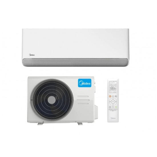 Aparat de aer conditionat Midea Breezeless E CB1-12HRFN8-CB1-12HFNX Inverter 12000 BTU, Wi-fi, TwinFlap, Cool Flash Plus, Heat Flash, tehnologie OTA, curatare cu sterilizare