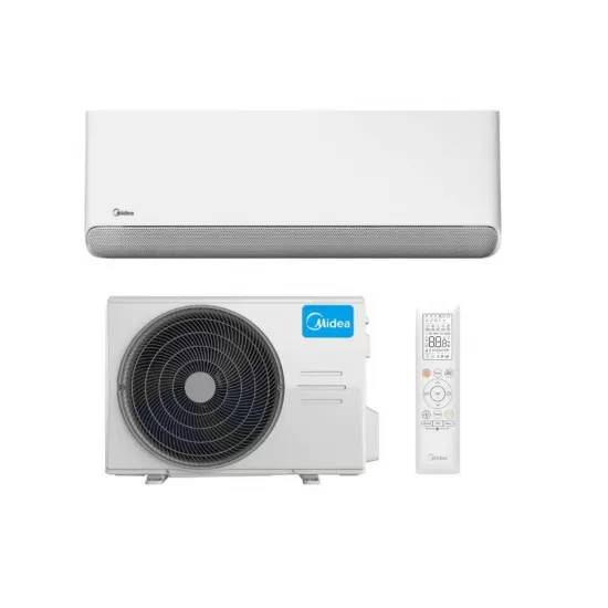 Aparat de aer conditionat Midea Breezeless E CB1-12HRFN8-CB1-12HFNX Inverter 12000 BTU, Wi-fi, TwinFlap, Cool Flash Plus, Heat Flash, tehnologie OTA, curatare cu sterilizare