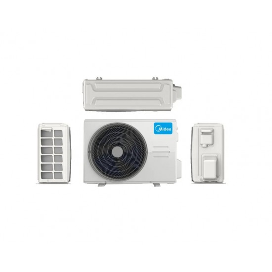 Aparat de aer conditionat Midea Breezeless E CB1-18HRFN8-CB1-18HFNX Inverter 18000 BTU, Wi-fi, TwinFlap, Cool Flash Plus, Heat Flash, tehnologie OTA, curatare cu sterilizare