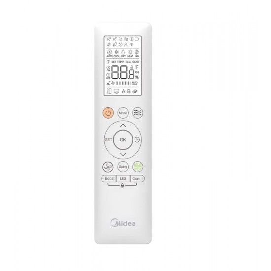 Aparat de aer conditionat Midea Breezeless E CB1-18HRFN8-CB1-18HFNX Inverter 18000 BTU, Wi-fi, TwinFlap, Cool Flash Plus, Heat Flash, tehnologie OTA, curatare cu sterilizare