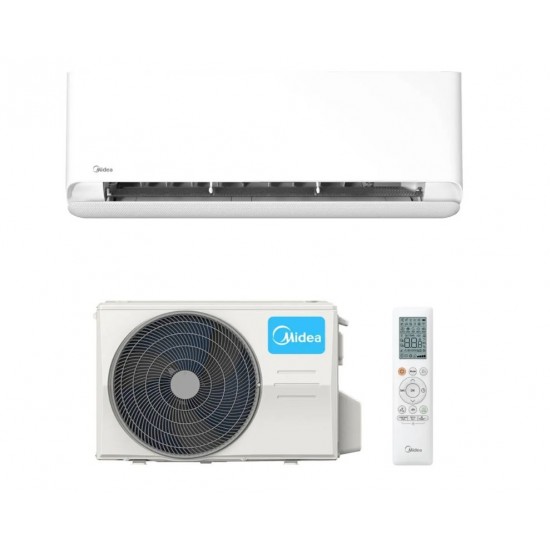 Aparat de aer conditionat Midea Breezeless E CB1-24HRFN8-MX4-24RD1-CB Inverter 24000 BTU, Wi-Fi, algoritm optimizare consum electric, Air Magic+