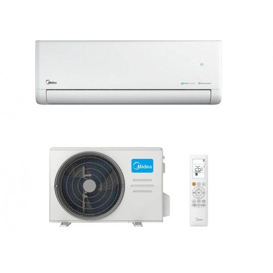 Aparat de aer conditionat Midea Solstice EZ-12RD6-MX2H-12RD6 Inverter 12000 BTU, Wi-Fi, AI EcoMaster, 180° Air Flow, Air Magic+, Prime Guard, i-Sleep