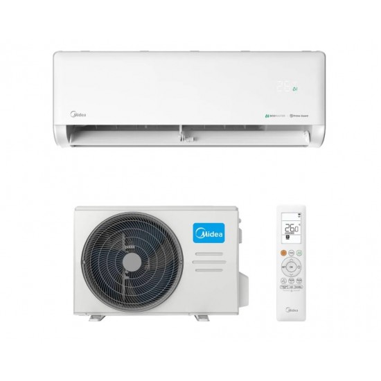 Aparat de aer conditionat Midea Solunar Lite MGPXV-12RD0-MGPXV-12RD0 Inverter 12000 BTU, Wi-Fi, AI EcoMaster, mod silentios, 56°C-Clean, Prime Guard