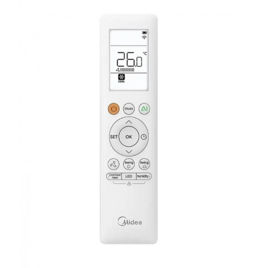 Aparat de aer conditionat Midea Solunar Lite MGPXV-18RD0-MGPXV-18RD0 Inverter 18000 BTU, Wi-Fi, AI EcoMaster, mod silentios, 56°C-Clean, Prime Guard