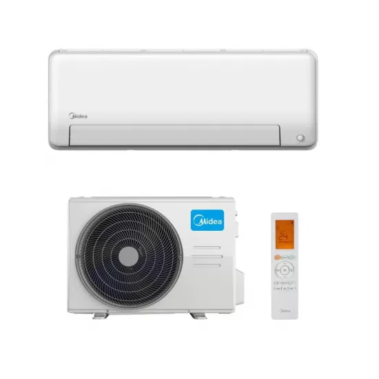 Aparat de aer conditionat Midea All Easy Pro Nordic UV MSEPDU-24HRFN8-MOX430-24HFN8-UV Inverter 24000 BTU, Wi-fi, lampa UV Pro, InstaHeater