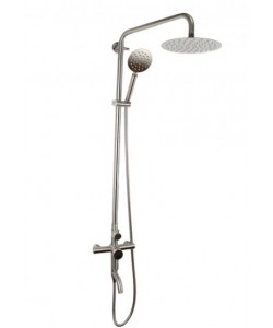 Coloana de dus, 120 cm + baterie si para, monocomanda, furtun flexibil Mixxus SUS-009-J