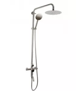 Coloana de dus, 120 cm + baterie si para, monocomanda, furtun flexibil Mixxus SUS-009-J