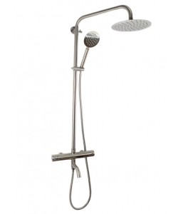 Coloana de dus + baterie si para, monocomanda, furtun flexibil Mixxus TMO-009-J, 120 cm