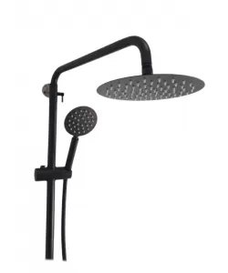 Coloana de dus BLACK 20 cm + baterie si para, monocomanda, furtun flexibil MIXXUS SUS-003-J  Coloana de dus BLACK 20 cm + baterie si para, monocomanda, furtun flexibil MIXXUS SUS-003-J