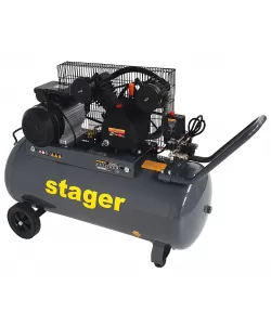 Stager HMV0.25/100 compresor aer, 100L, 8bar, 324L/min, monofazat, angrenare curea Stager HMV0.25/100 compresor aer, 100L, 8bar, 324L/min, monofazat, angrenare curea