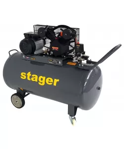Stager HMV0.25/250 compresor aer, 250L, 8bar, 324L/min, monofazat, angrenare curea Stager HMV0.25/250 compresor aer, 250L, 8bar, 324L/min, monofazat, angrenare curea