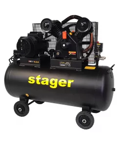 Stager HMV0.6/200-10 compresor aer, 200L, 10bar, 600L/min, trifazat, angrenare curea Stager HMV0.6/200-10 compresor aer, 200L, 10bar, 600L/min, trifazat, angrenare curea
