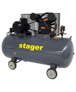 tager HMV0.6/370 compresor aer, 370L, 8bar, 600L/min, trifazat, angrenare curea