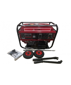 Generator electric pe benzina Campion 7.5KW cu pornire electrica si roti de transport