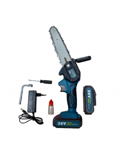 Fierastrau cu 2 acumulatori Werstil 28V Lama 6 inch, 2 lanturi