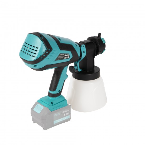 Pistol vopsit DETOOLZ, 18V 600ml/min rezervor 1000ml Pistol vopsit DETOOLZ, 18V 600ml/min rezervor 1000ml