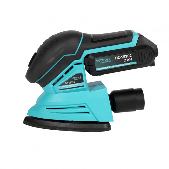 Slefuitor triunghiular DETOOLZ, 18V 11000rpm