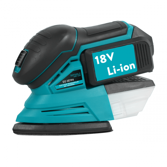Slefuitor triunghiular DETOOLZ, 18V 11000rpm