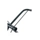 Brad Artificial 120 cm cu Fibra Optica Multicolora si Suport din Metal