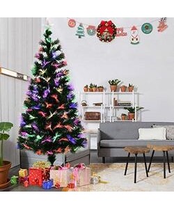 Brad artificial cu fibra optica, 150cm inaltime, calitate Premium Brad artificial cu fibra optica, 150cm inaltime, calitate Premium