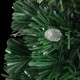 Brad de Craciun artificial cu LED vidaXL, Fibra de sticla, 150 cm, Verde